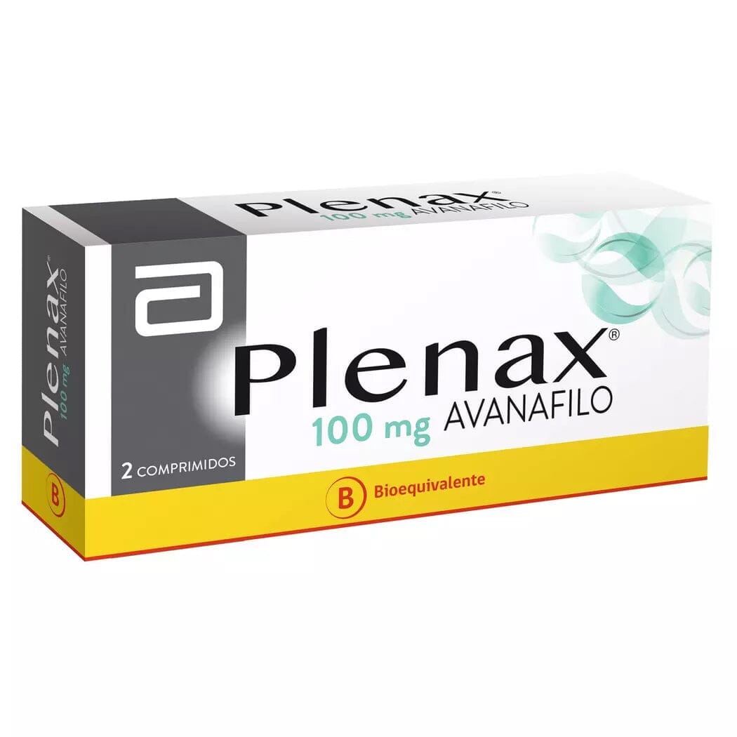 Plenax 100 mg x 2 comprimidos Farmex-Pluxee-Persistente